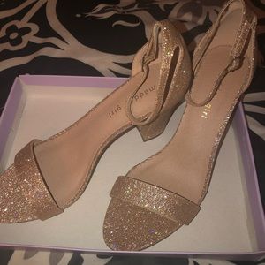 Rose gold heels